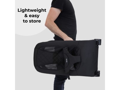 My Babiie Reclining Baby Bouncer - Black | Baby Snooze