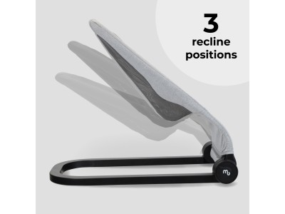 My Babiie Reclining Baby Bouncer - Grey | Baby Snooze