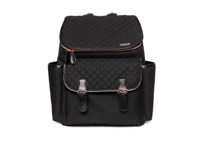 Backpack Changing Bag - Black Quilted | My Babiie