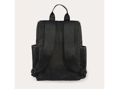 Backpack Changing Bag - Black Quilted | My Babiie