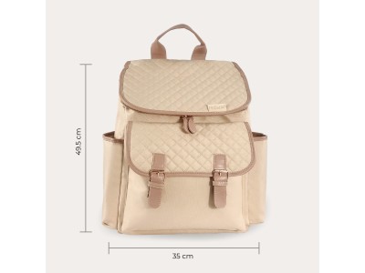 Backpack Changing Bag - Blush Quilted | My Babiie