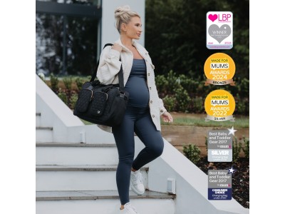 My Babiie Deluxe Changing Bag - Black Quilted | Baby Snooze