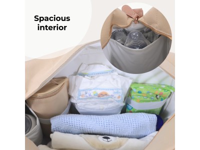 My Babiie Deluxe Changing Bag - Blush | Baby Snooze