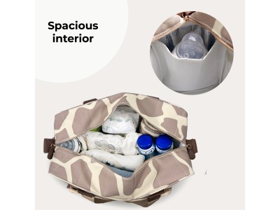 My Babiie Deluxe Changing Bag - Giraffe | Baby Snooze