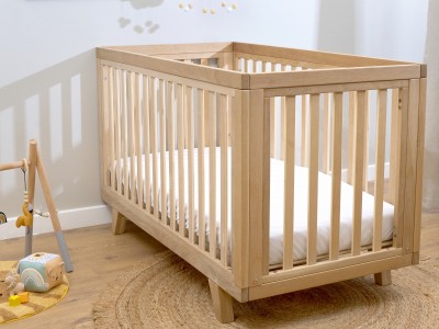 Clair de Lune Oak Cot Bed | Baby Snooze