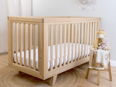 Clair de Lune Oak Cot Bed | Baby Snooze