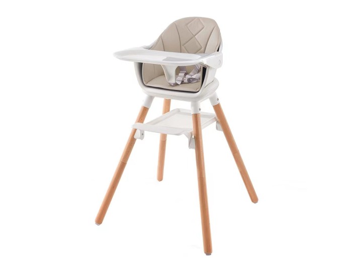 Beige 6in1 High Chair - Natural Beige | Clair de Lune