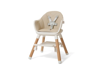 Beige 6in1 High Chair - Natural Beige | Clair de Lune
