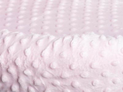 Clair de Lune Dimple White Wicker Moses Basket - Pink