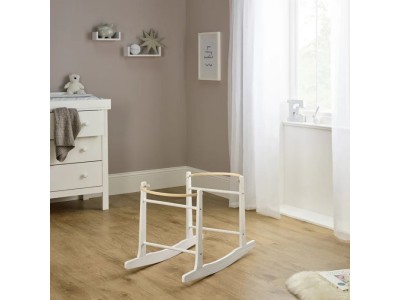 Clair de Lune Wooden Rocking Stand - White