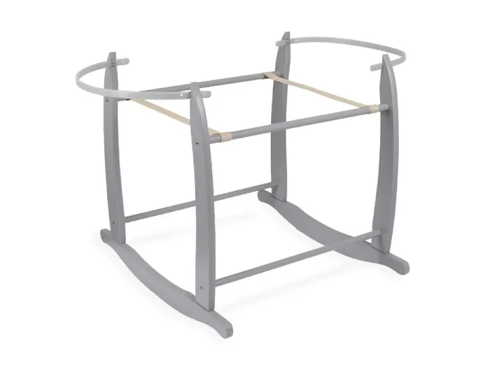 Deluxe Wooden Rocking Stand - Grey | Clair de Lune