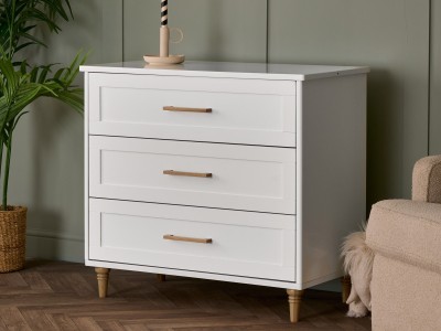 Obaby Orla Changing Unit - White with Natural | Baby Snooze