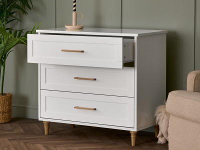 Obaby Orla Changing Unit - White with Natural | Baby Snooze