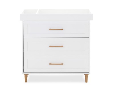 Obaby Orla Changing Unit - White with Natural | Baby Snooze