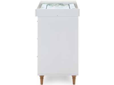 Obaby Orla Changing Unit - White with Natural | Baby Snooze