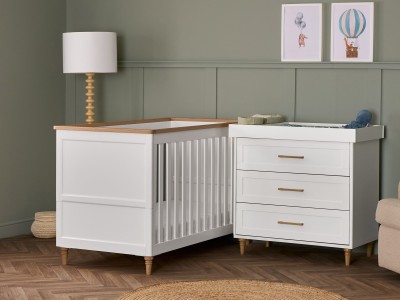 Obaby Orla 2 Piece Room Set - White Natural