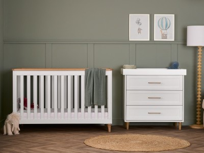 Obaby Orla 2 Piece Room Set - White Natural