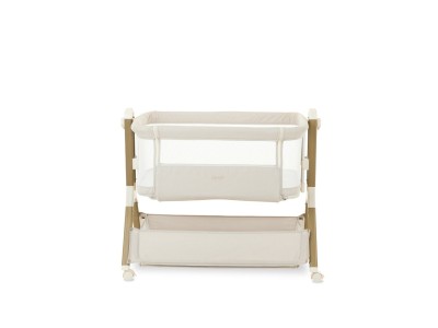 Obaby Cloud Bedside Crib - Oatmeal | Baby Snooze