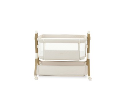 Obaby Cloud Bedside Crib - Oatmeal | Baby Snooze