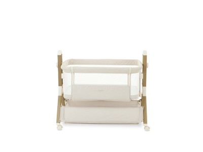 Obaby Cloud Bedside Crib - Oatmeal | Baby Snooze