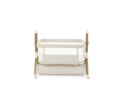 Obaby Cloud Bedside Crib - Oatmeal | Baby Snooze