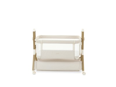 Obaby Cloud Bedside Crib - Oatmeal | Baby Snooze