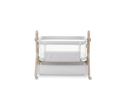 Obaby Cloud Bedside Crib - Grey | Baby Snooze