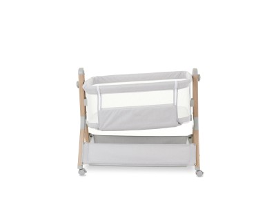 Obaby Cloud Bedside Crib - Grey | Baby Snooze