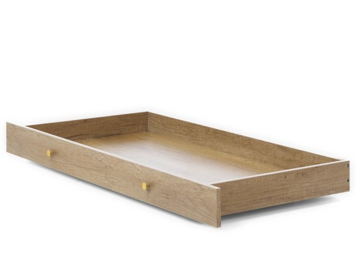 Obaby Nika 140 x 70cm Under Drawer - Oak | Baby Snooze