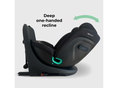 MBCS300 Easy Spin R129 Car Seat with Top Tether – Black