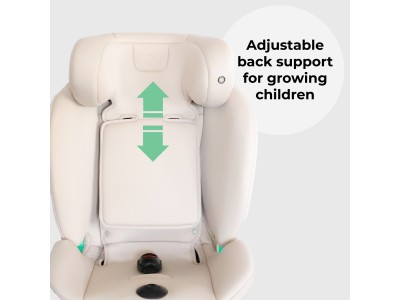 My Babiie MBCS300 Easy Spin R129 Car Seat with Top Tether - Pink Leopa