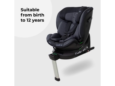 MBCS400 Spin R129 Car Seat with Support Leg – Black