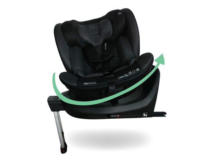 MBCS400 Spin R129 Car Seat with Support Leg – Black