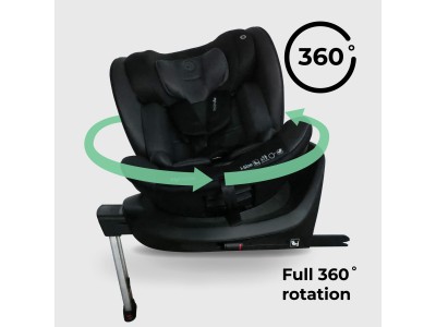 MBCS400 Spin R129 Car Seat with Support Leg – Black