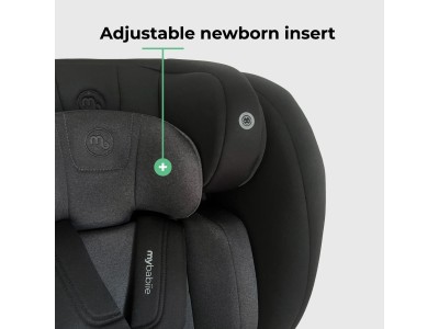 My Babiie 2-in-1 Convertible Car Seat - Black | MBCS100