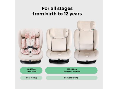 My Babiie 2-in-1 Convertible Car Seat - Pink Leopard | MBCS100