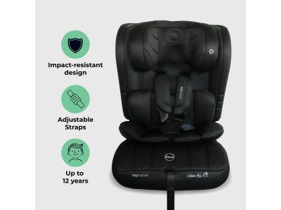 My Babiie Toddler to Booster Car Seat - Black | MBCS50