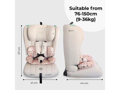 Toddler to Booster R129 Car Seat - Pink Leopard | My Babiie