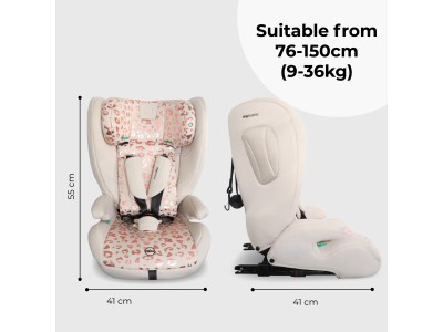 My Babiie Toddler to Booster Car Seat - Pink Leopard | R129