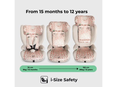 My Babiie Toddler to Booster Car Seat - Pink Leopard | R129