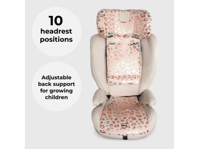 My Babiie Toddler to Booster Car Seat - Pink Leopard | R129