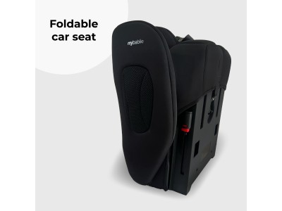 My Babiie Foldable Car Seat - Black | R129
