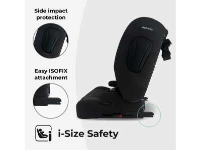 My Babiie Foldable Car Seat - Black | R129