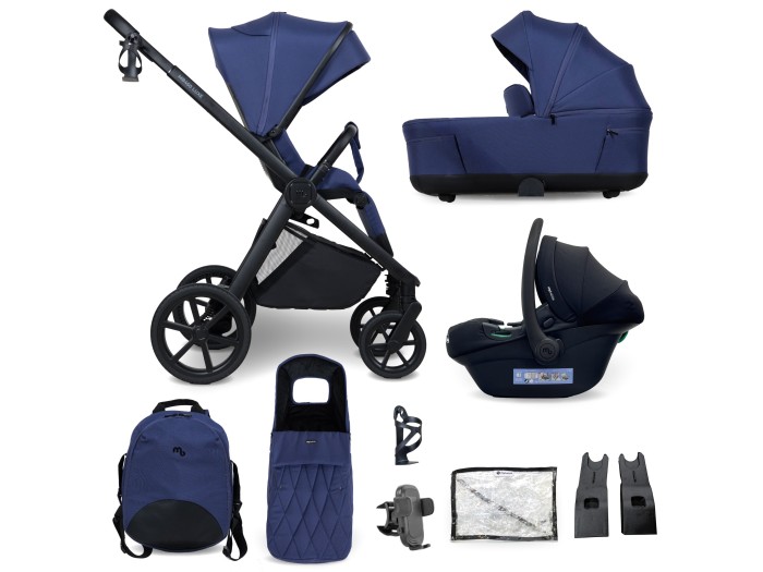 My Babiie MB450 LUXE 3-in-1 Travel System - Indigo