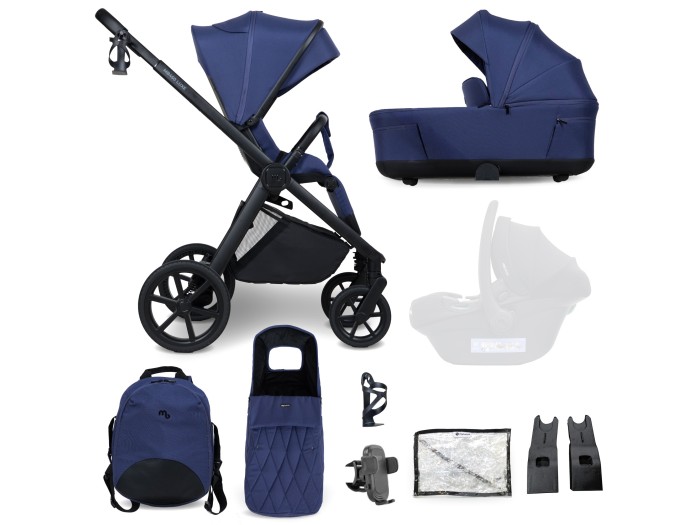 My Babiie MB450 LUXE 2-in-1 Pushchair & Carrycot - Indigo