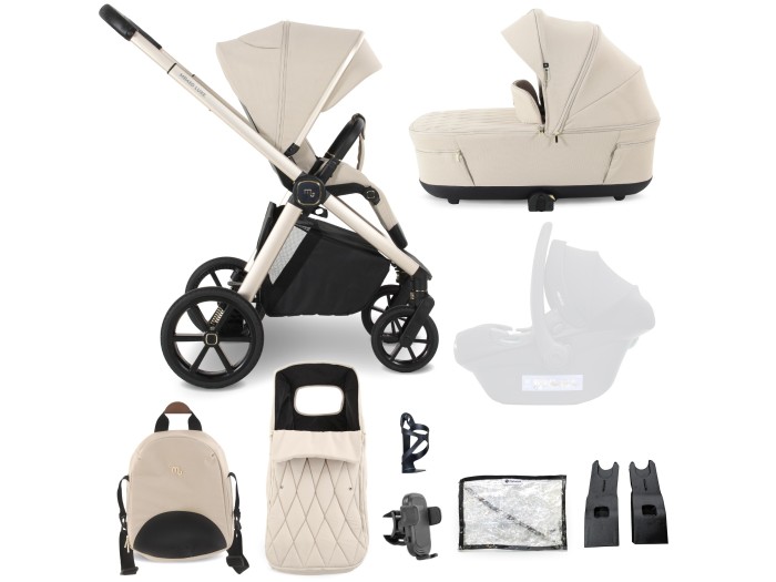 My Babiie MB450 LUXE 2-in-1 Pushchair & Carrycot - Feather