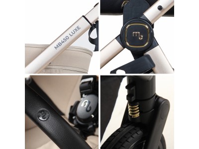 My Babiie MB450 LUXE 2-in-1 Pushchair & Carrycot - Feather