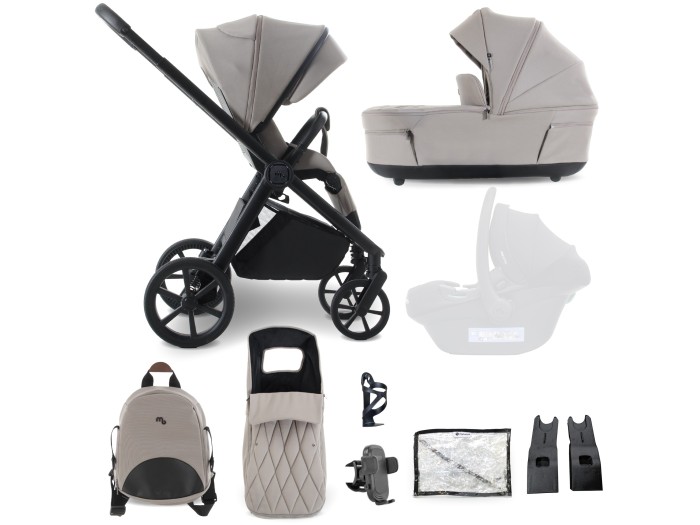 My Babiie MB450 LUXE 2-in-1 Pushchair & Carrycot - Mink