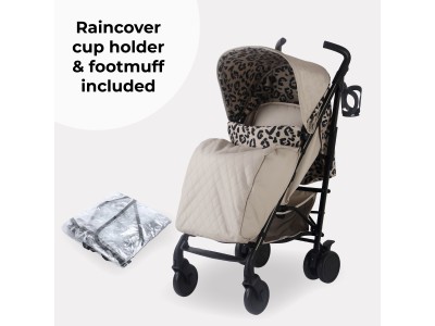 My Babiie MB51 Plus Stroller - Fawn Leopard | Baby Snooze
