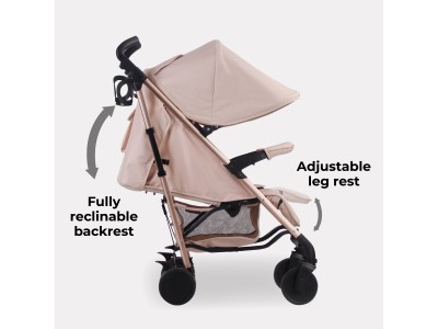 My Babiie MB51 Plus Stroller - Rose Gold Blush | Baby Snooze